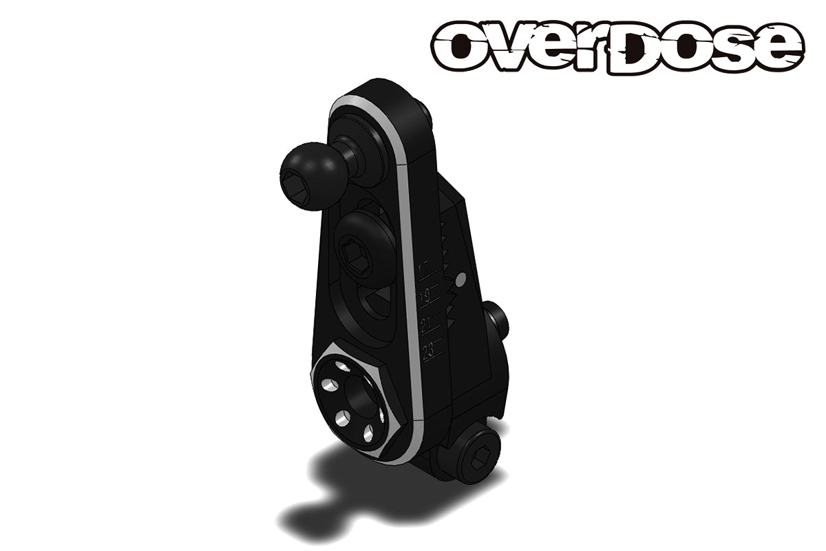 Overdose JT Alum. Direct Servo Horn Type-2 25T - Black