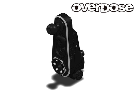 Overdose JT Alum. Direct Servo Horn Type-2 25T - Black