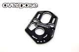 Overdose High Mount Motor Plate - Black