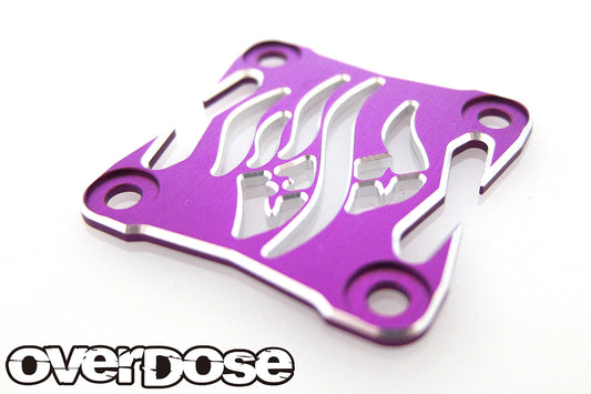 Overdose Alum. Cooling Fan Cover V2 30 x 30mm - Purple
