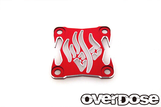 Overdose (#OD3971) Alum. Cooling Fan Cover V2 30 x 30mm - Red