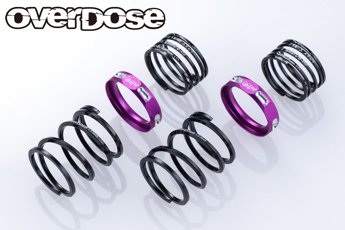 Overdose 4Edge Twin Spring φ1.2 20mm - Purple