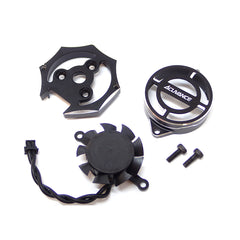 Acuvance (#OP15096) FLEDGE Fan/Cover/End-Bell Set - Black