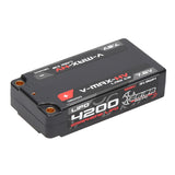 Team Orion (#ORI14523) Racing V-Max-HV 4200mAh LCG 128C 7.6V Graphene Tech Shorty LiPo Battery