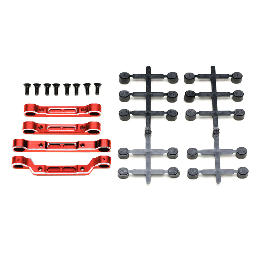 Yokomo RD2.0 Alum. Adjustable Suspension Mount Set - Red Yokomo RD2.0 Alum. Adjustable Suspension Mount Set - Red
