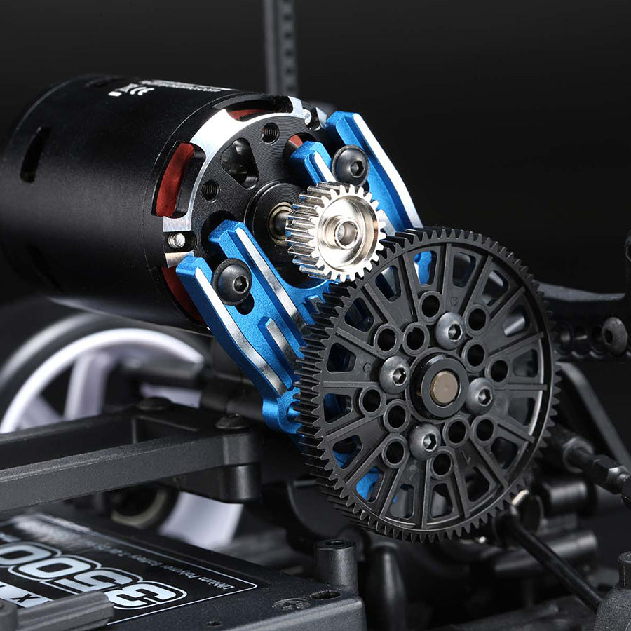 Yokomo RD/SD Alum. Heatsink Motor Mount - Blue