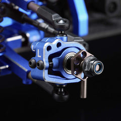 Yokomo Alum. Adjustable Steering Block - Blue