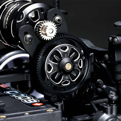Yokomo Alum. Lightweight Spur Gear Hub - Black