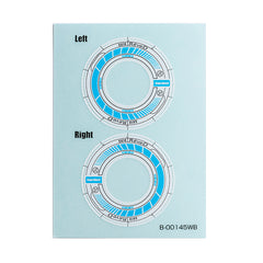 Rêve D (#RJ-WS01WB) RW-GA18 Wheel Sticker White/Blue