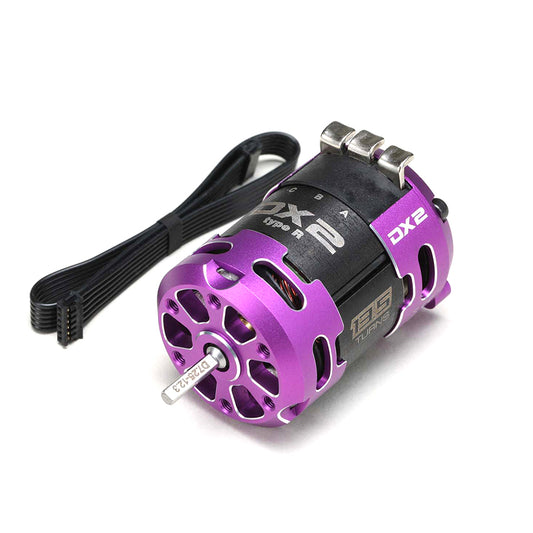 Yokomo (#RPM-D2135RP) Racing Performer DX2 Type-R Brushless Motor 13.5T - Purple