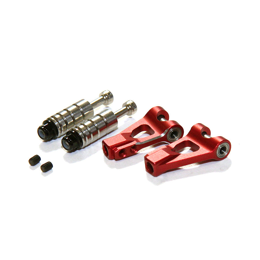Rhino Racing SHARK Upper Arm Set - Red Rhino Racing SHARK Upper Arm Set - Red