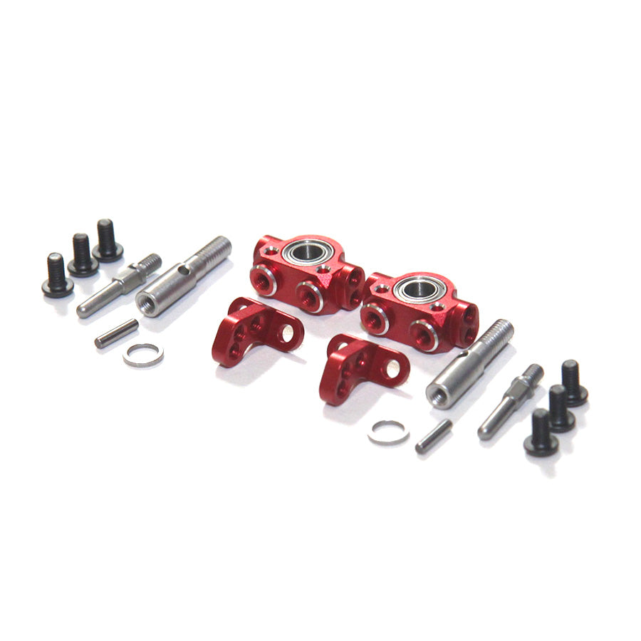Rhino Racing SHARK Front Steering Knuckle Set - Red Rhino Racing SHARK Front Steering Knuckle Set - Red