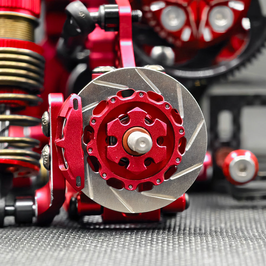 Rhino Racing SR Series Alum. Brake Caliper Kit - Red