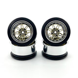3Racing D5 Wheel Set - Chrome