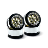 3Racing D5 Wheel Set - Chrome