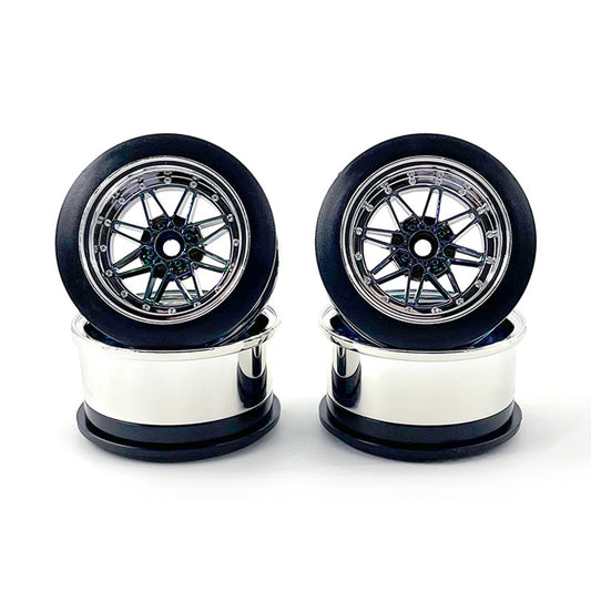 3Racing (#SAK-D545/IR) D5 Wheel Set - Iridescence