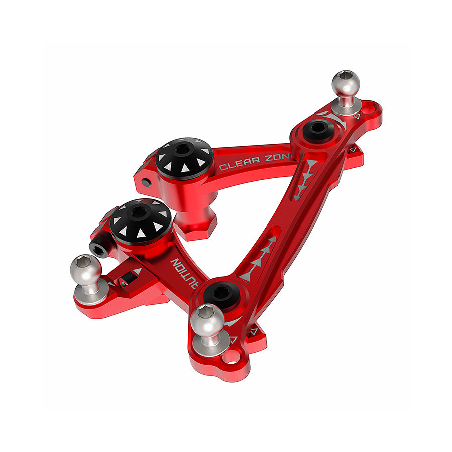 3Racing (#SAK-D6805/RE) D6 Alum. Steering Rack - Red