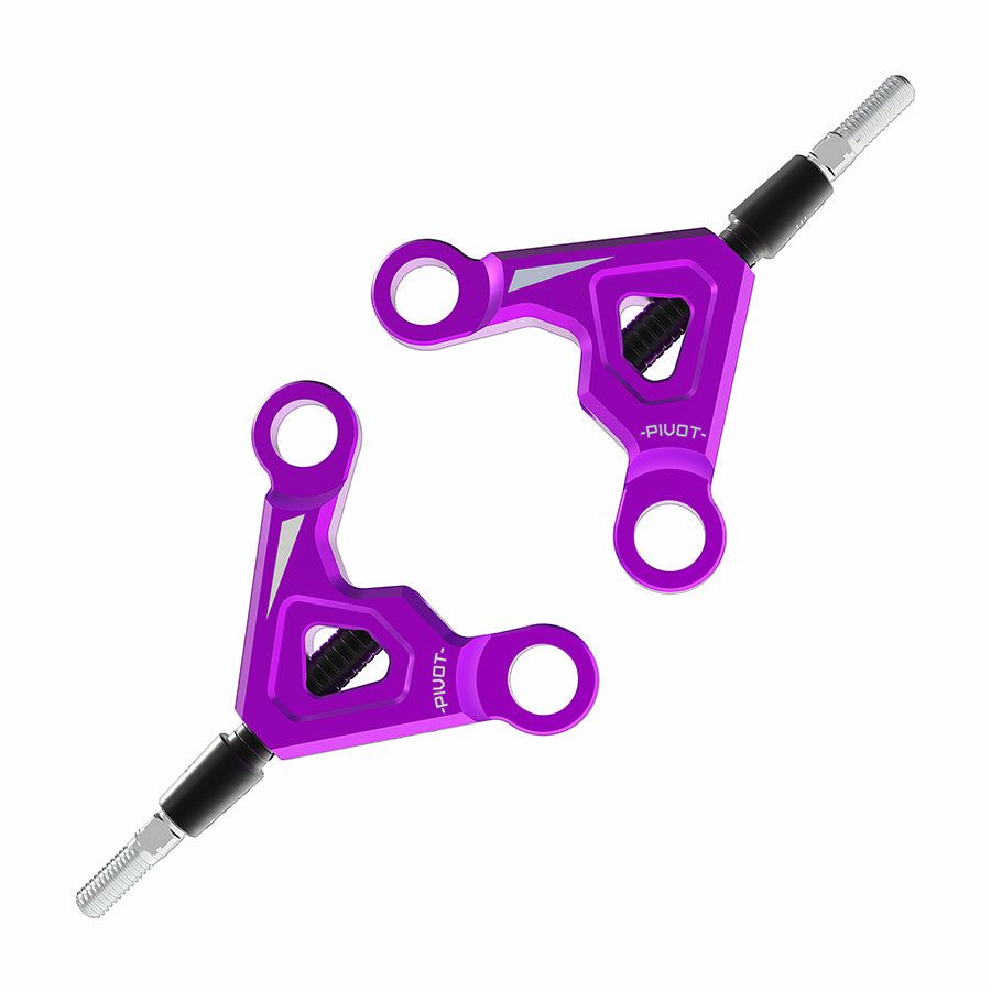 3Racing (#SAK-D6823/PU) D6 Alum. Rear Upper Arm - Purple