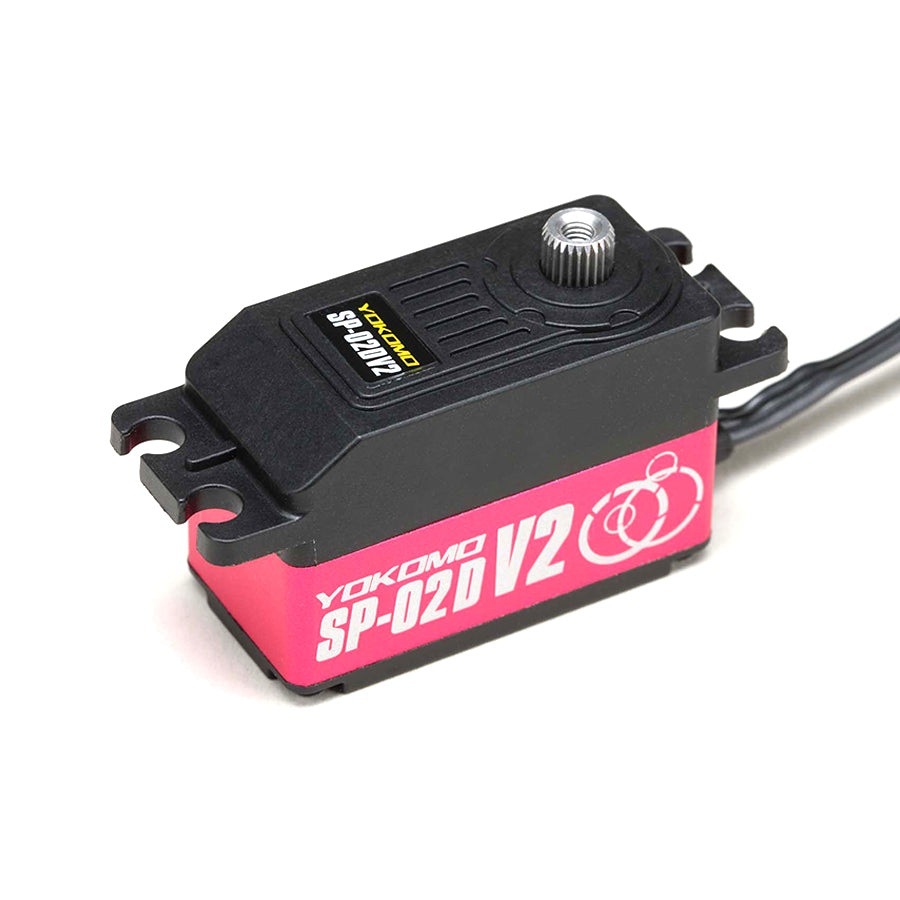 Yokomo (#SP-02DV2PI) SP02 Drift Spec. V2 Programmable Low Profile Digital Servo - Pink