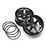 Yokomo 6-Spoke Drift Wheel - Black