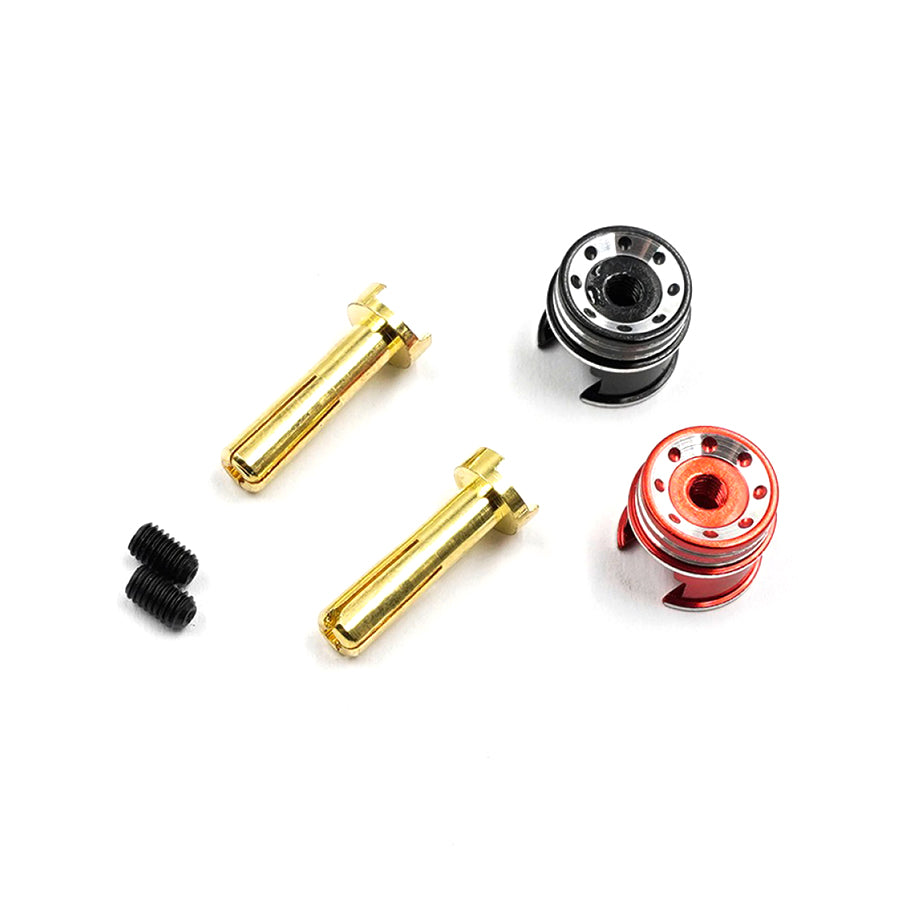 Yeah Racing Alum. Grips Bullet Plug 4mm Yeah Racing Alum. Grips Bullet Plug 4mm
