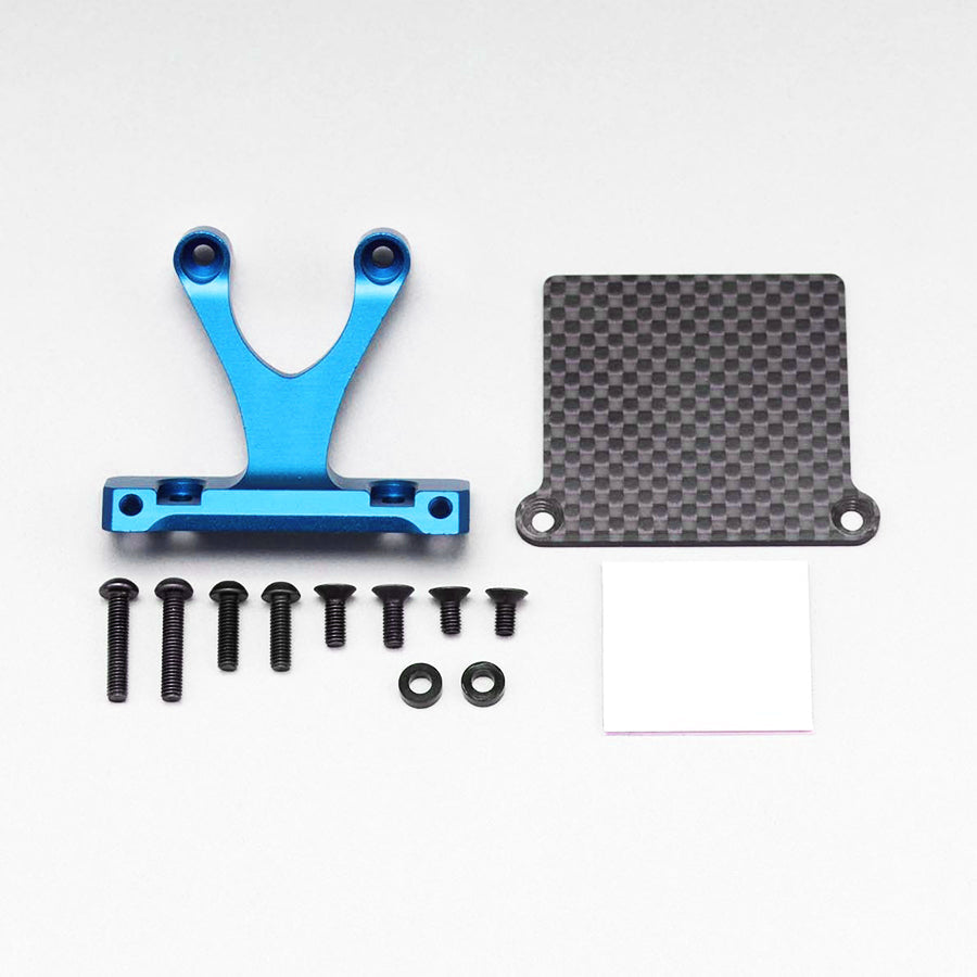 Yokomo (#Y2-REM-BL) Rear ESC Mount Set - Blue