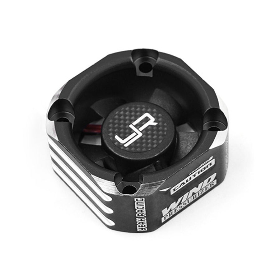 Yeah Racing (#YA-0576BK) Tornado Alum. Case Booster Fan 30mm - Black
