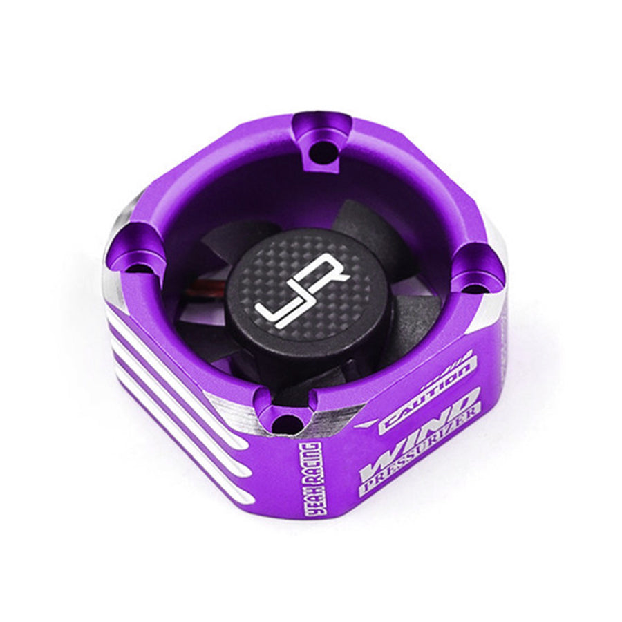 Yeah Racing (#YA-0576PP) Tornado Alum. Case Booster Fan 30mm - Purple