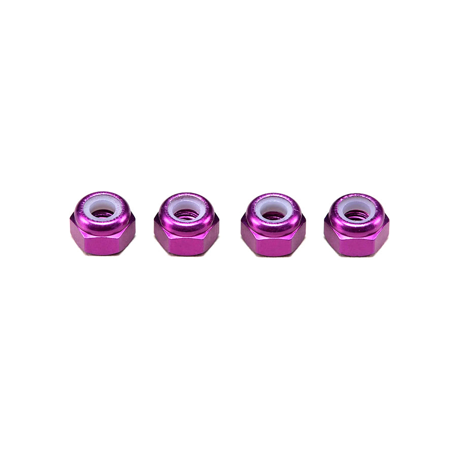 Yokomo 3mm Alum. Nylon Lock Nuts