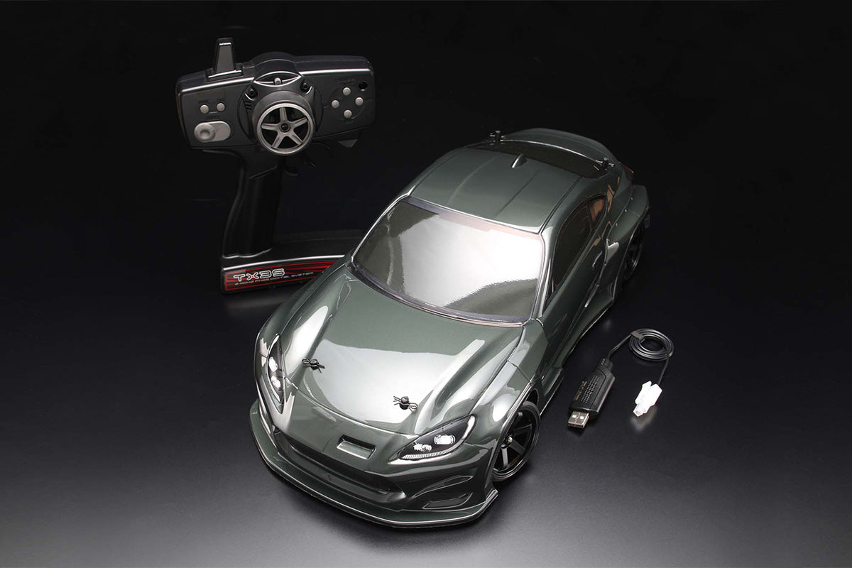 Yokomo (#DP-GR86RTRG) Drift Package PANDEM GR86 (Gunmetal) RTR - 1/10 On Road Ready to Run 2WD Drift Car