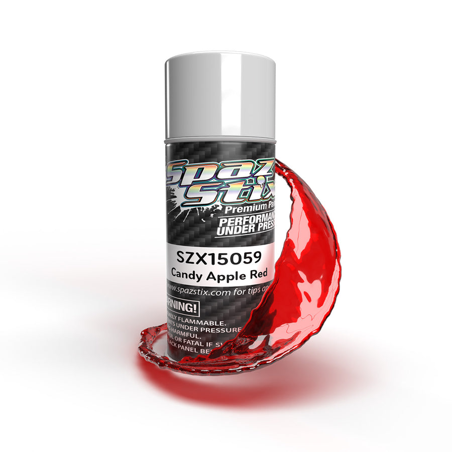 Spaz Stix (#SZX15059) Aerosol Spray Paint - Candy Apple Red