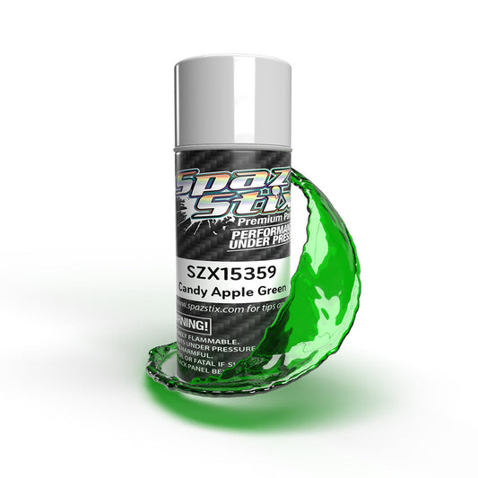 Spaz Stix (#SZX15359) Aerosol Spray Paint - Candy Apple Green