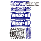 Wrap-Up Next Logo / Tyre Sticker Type-A - Blue
