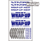 Wrap-Up Next (#0039-05) Logo / Tyre Sticker Type-B - Blue