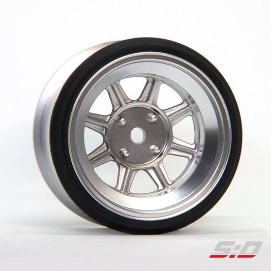 Scale Dynamics V16D Hayashi Street Wheel - Aluminum Silver