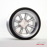 Scale Dynamics V16D RS Watanabe Wheel - Aluminum Silver