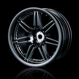 MST X603 Wheel - Silver Black