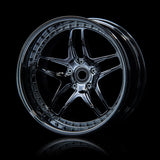 MST FB Wheel - Silver Black