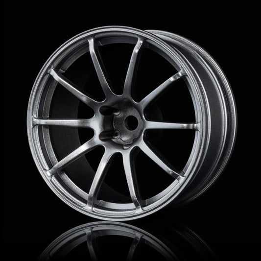 MST RS II Offset +7 Wheel Set - Paint Silver