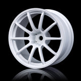 MST RS II Offset +7 Wheel Set - White