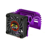 Eagle Racing (#2634-PU) Alum. Motor Heatsink (Side Type) w/ Fan - Purple