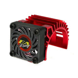 Eagle Racing Alum. Motor Heatsink (Side Type) w/ Fan - Red