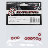 3Racing (#3RAC-WC3/RE) Alum. M3 Countersunk Washer - Red
