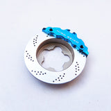 Hiro Seiko Alum. Brake Disc EVO-II - Tamiya Blue Hiro Seiko Alum. Brake Disc EVO-II - Tamiya Blue
