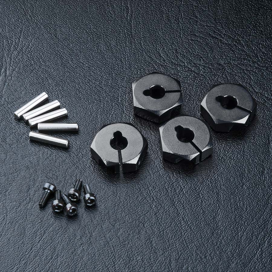 MST (#820044BK) Aluminum Hex Wheel Hub 4mm - Black