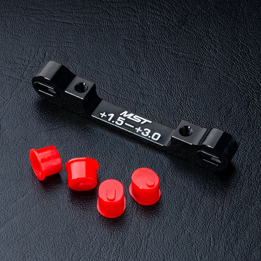 MST (#820058BK) Adjustable Aluminium Suspension Mount (+1.5-+3.0) - Black