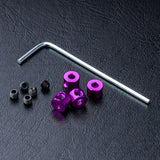 MST (#820067P) Aluminum Stabilizer Rod Stopper - Purple