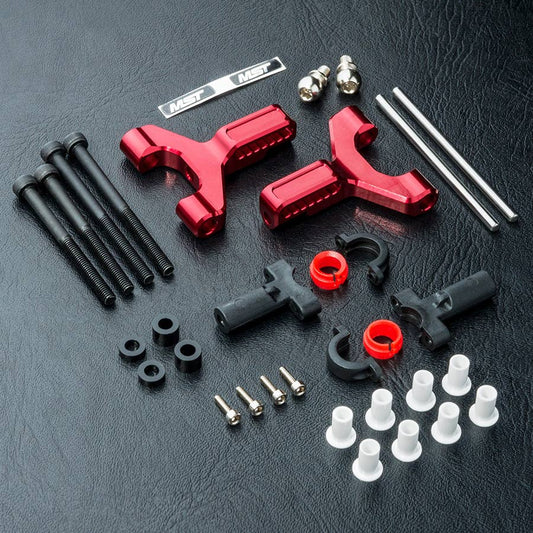 MST (#820117R) Aluminum Front Lower Arm Set - Red
