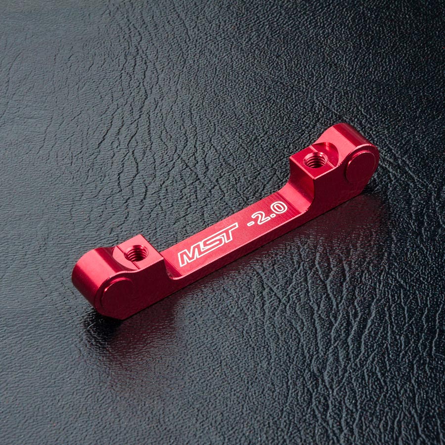 MST Alum. Suspension Mount (-2.0) - Red MST Alum. Suspension Mount (-2.0) - Red