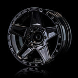 MST 648 Wheel - Silver Black
